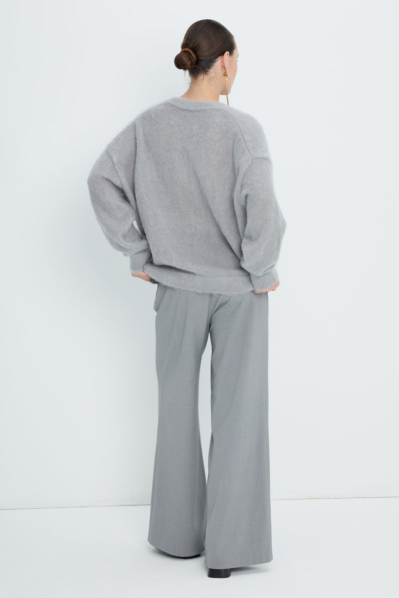 Pullover V neck | Light Grey