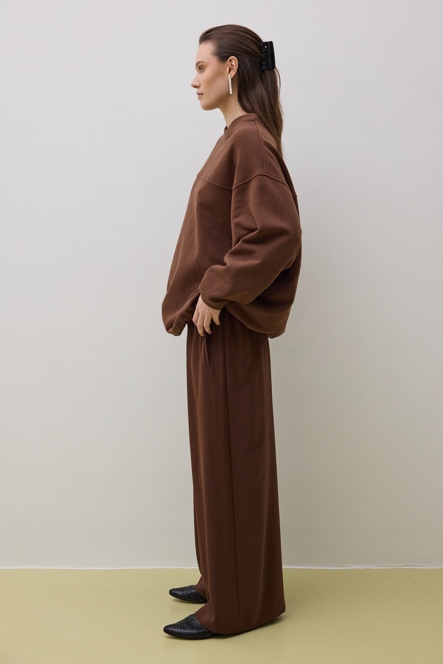 Pants 6 Wide Leg Trousers | Rust