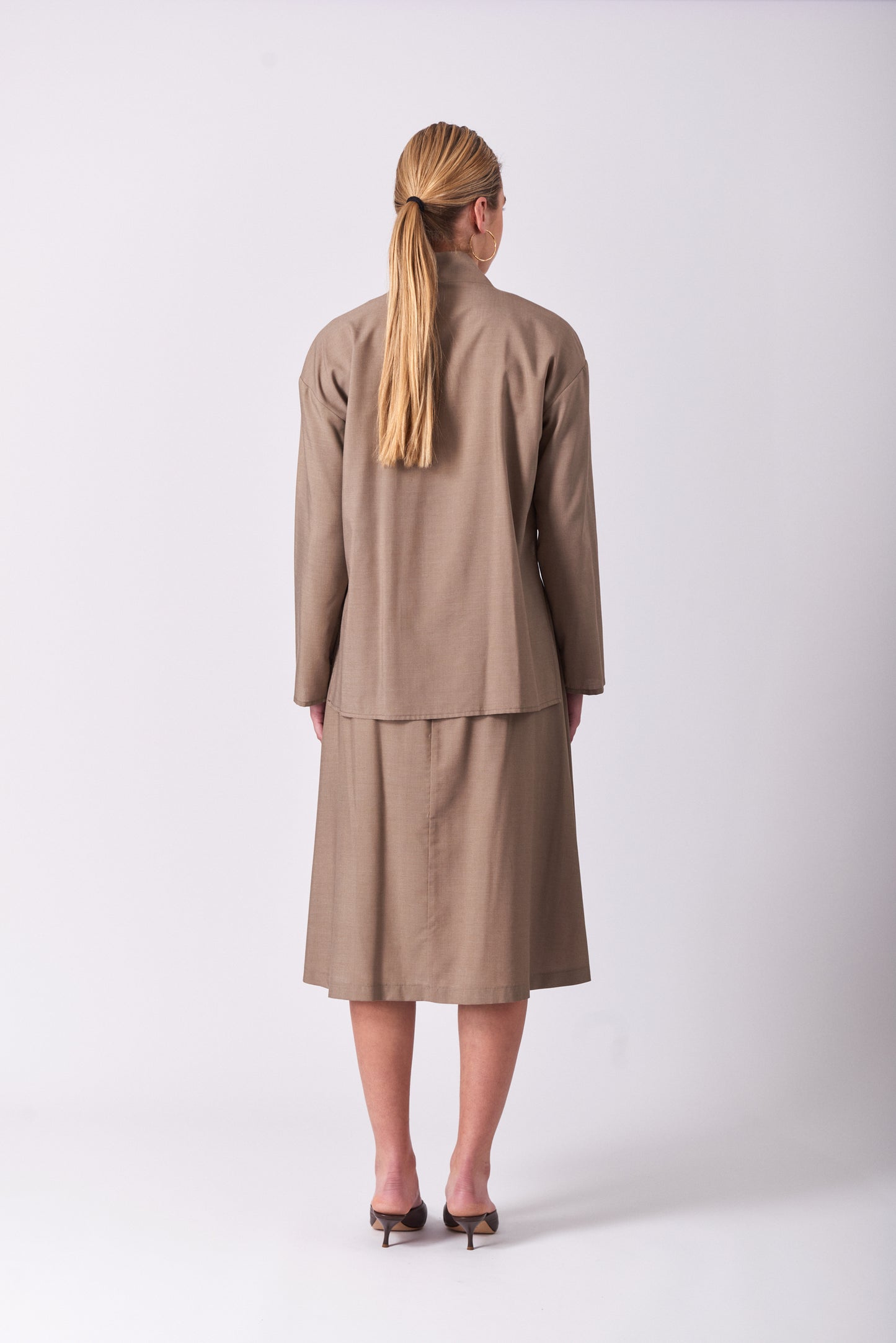 Skirt 1 Medium Length | Almond