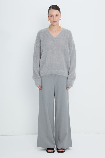Pullover V neck | Light Grey
