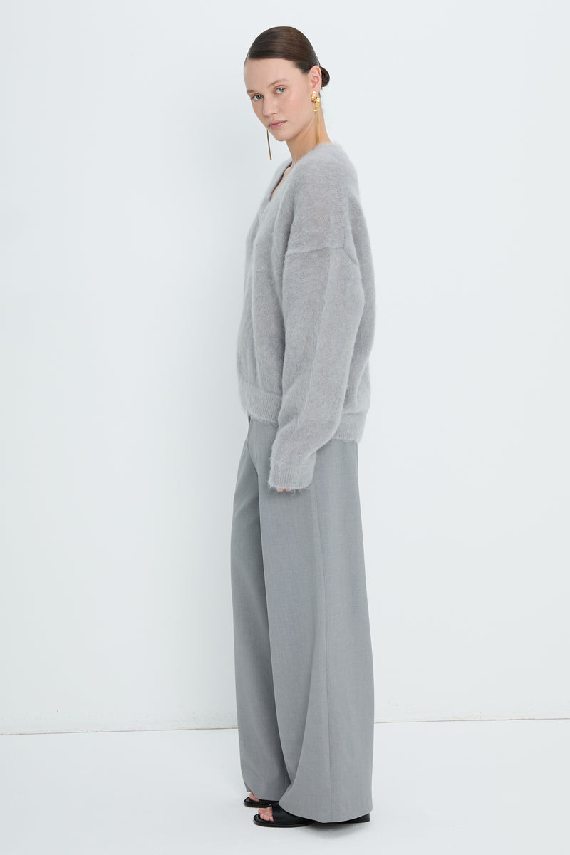 Pullover V neck | Light Grey