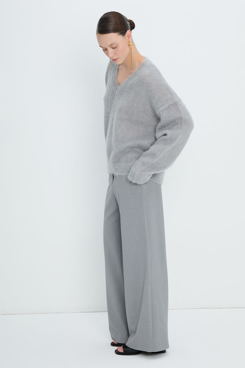 Pullover V neck | Light Grey