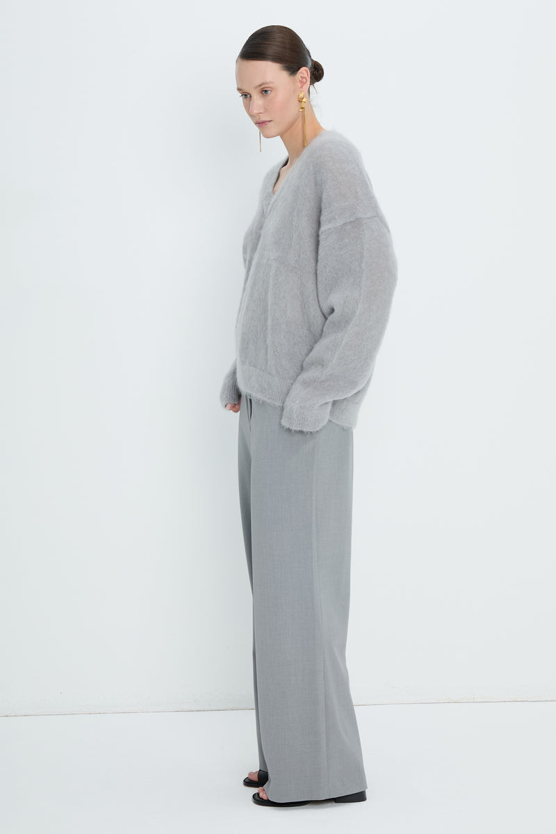 Pullover V neck | Light Grey