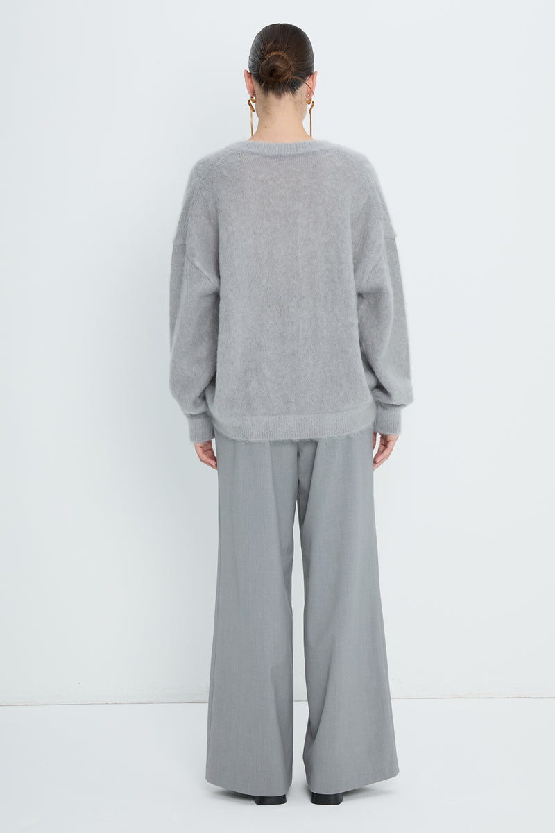 Pullover V neck | Light Grey