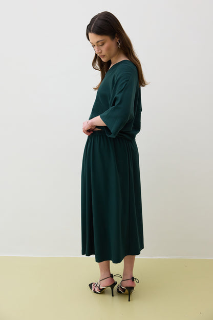 Top 2 V-neck Shirt | Green