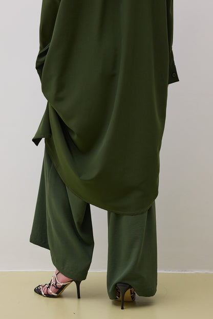 Dress 12 Long Sleeved Dress | Olive
