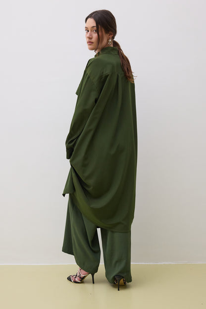 Dress 12 Long Sleeved Dress | Olive