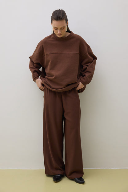 Pants 6 Wide Leg Trousers | Rust