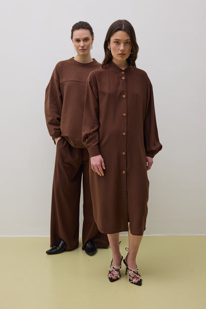 Dress 12 Long Sleeved Dress | Rust
