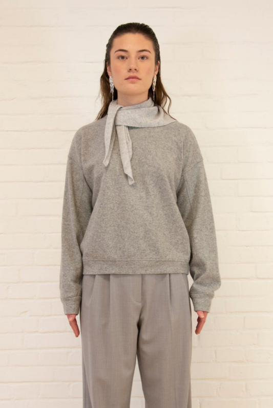 Sweater 3 Crew Neck Sweatshirt | Light Grey