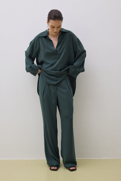 Pants 2 Relaxed Fit Trousers | Green
