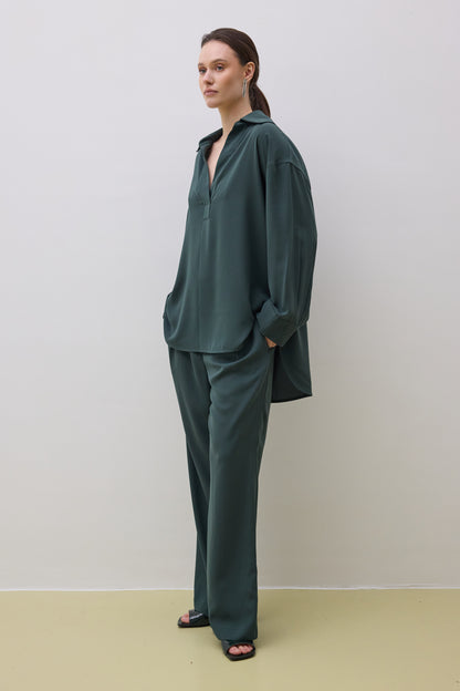 Pants 2 Relaxed Fit Trousers | Green
