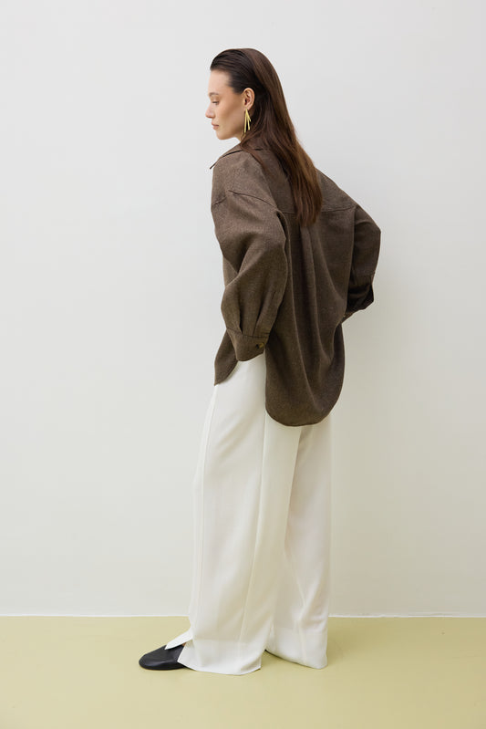 Top 17 Oversized Long Fit | Almond