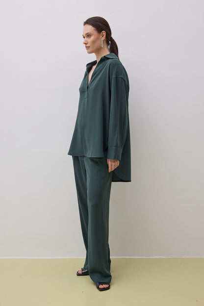 Top 17 Oversized Long Fit | Green