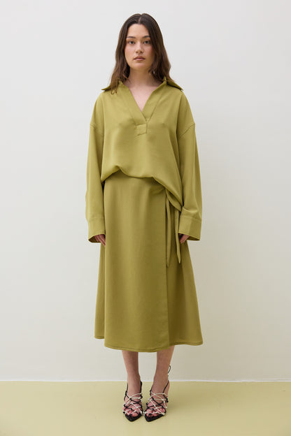 Top 17 Oversized Long Fit | Light Olive