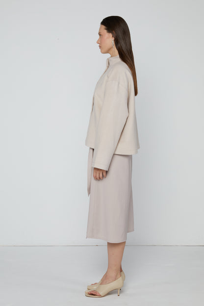 Jacket 3 Short Jacket | Nude