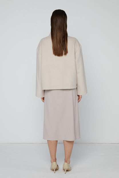 Jacket 3 Short Jacket | Nude