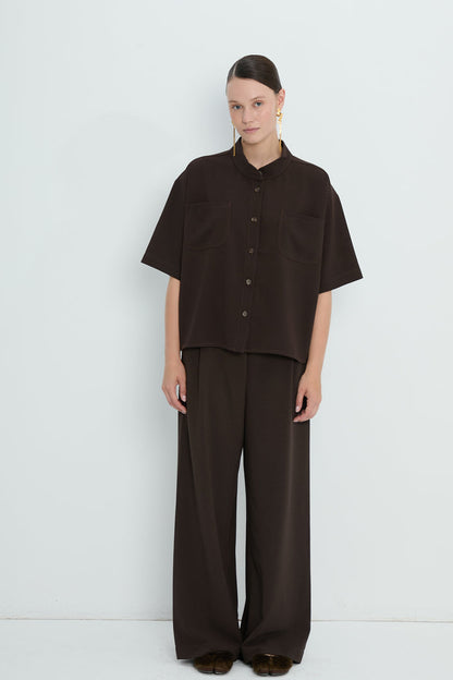 Pants 1 Relaxed Fit Trousers | Brown