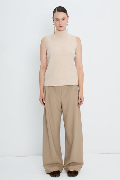 Pants 1 Relaxed Fit Trousers | Light Beige