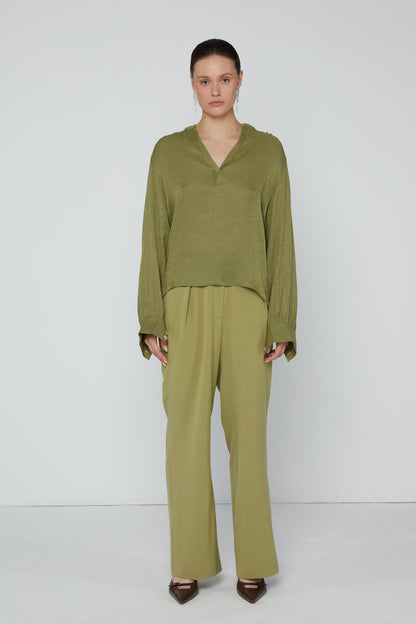 Pants 2 Relaxed Fit Trousers | Light Olive
