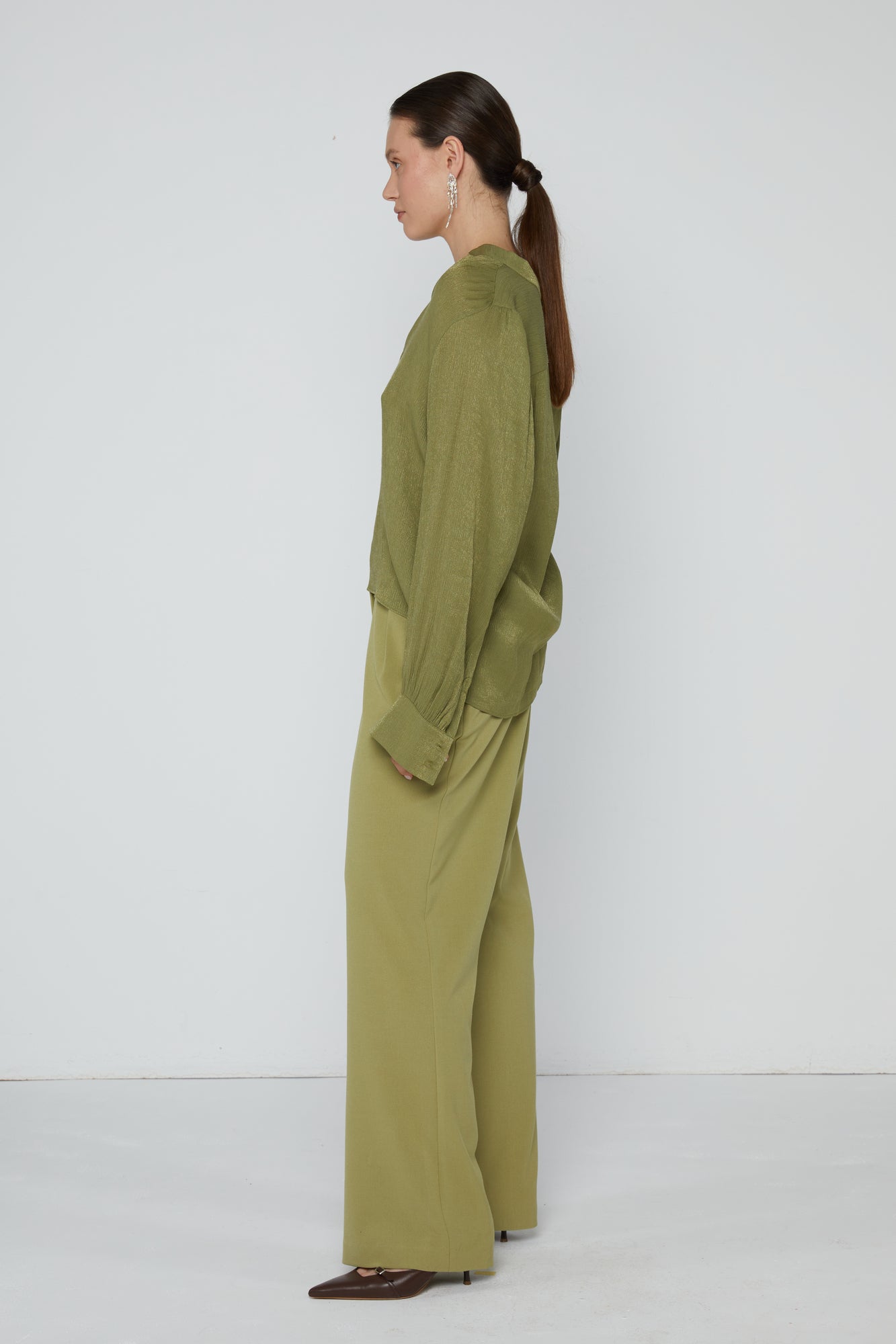 Pants 2 Relaxed Fit Trousers | Light Olive