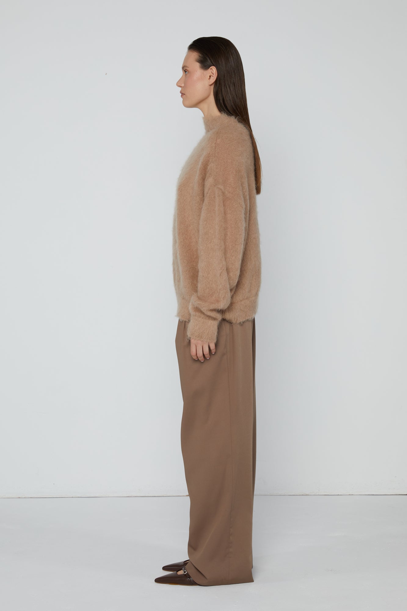 Pants 4 Relaxed Fit Trouwsers | Almond