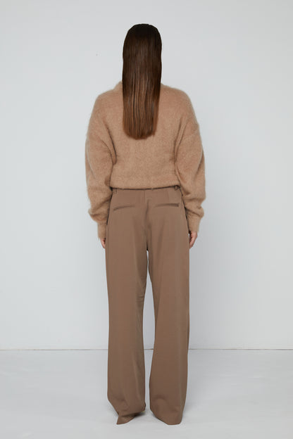 Pants 4 Relaxed Fit Trouwsers | Almond