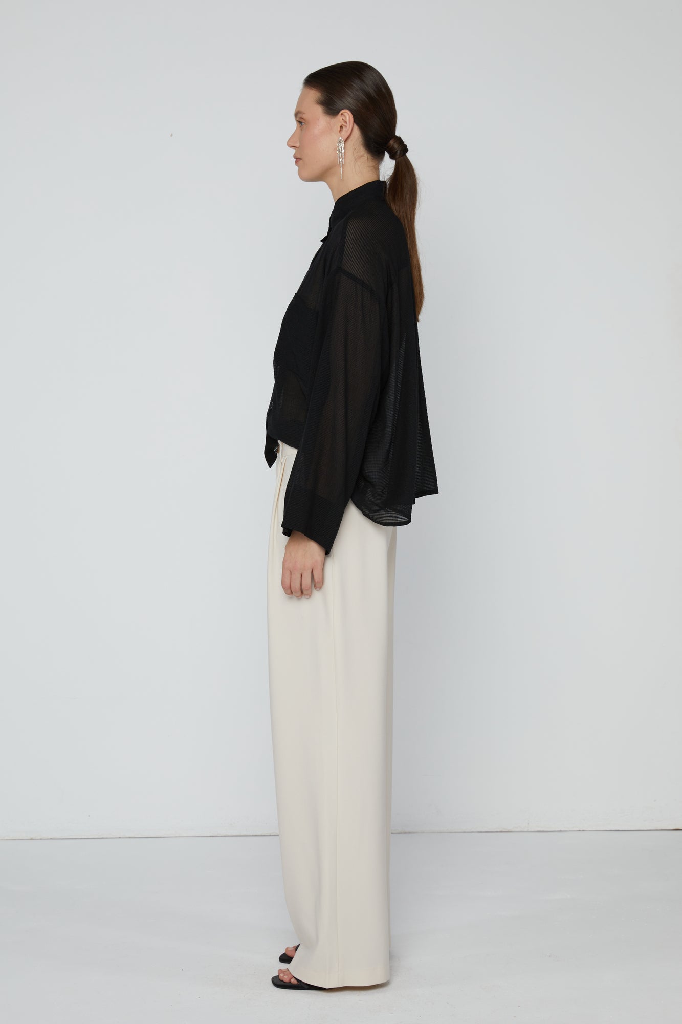 Pants 4 Relaxed Fit Trouwsers | Cream