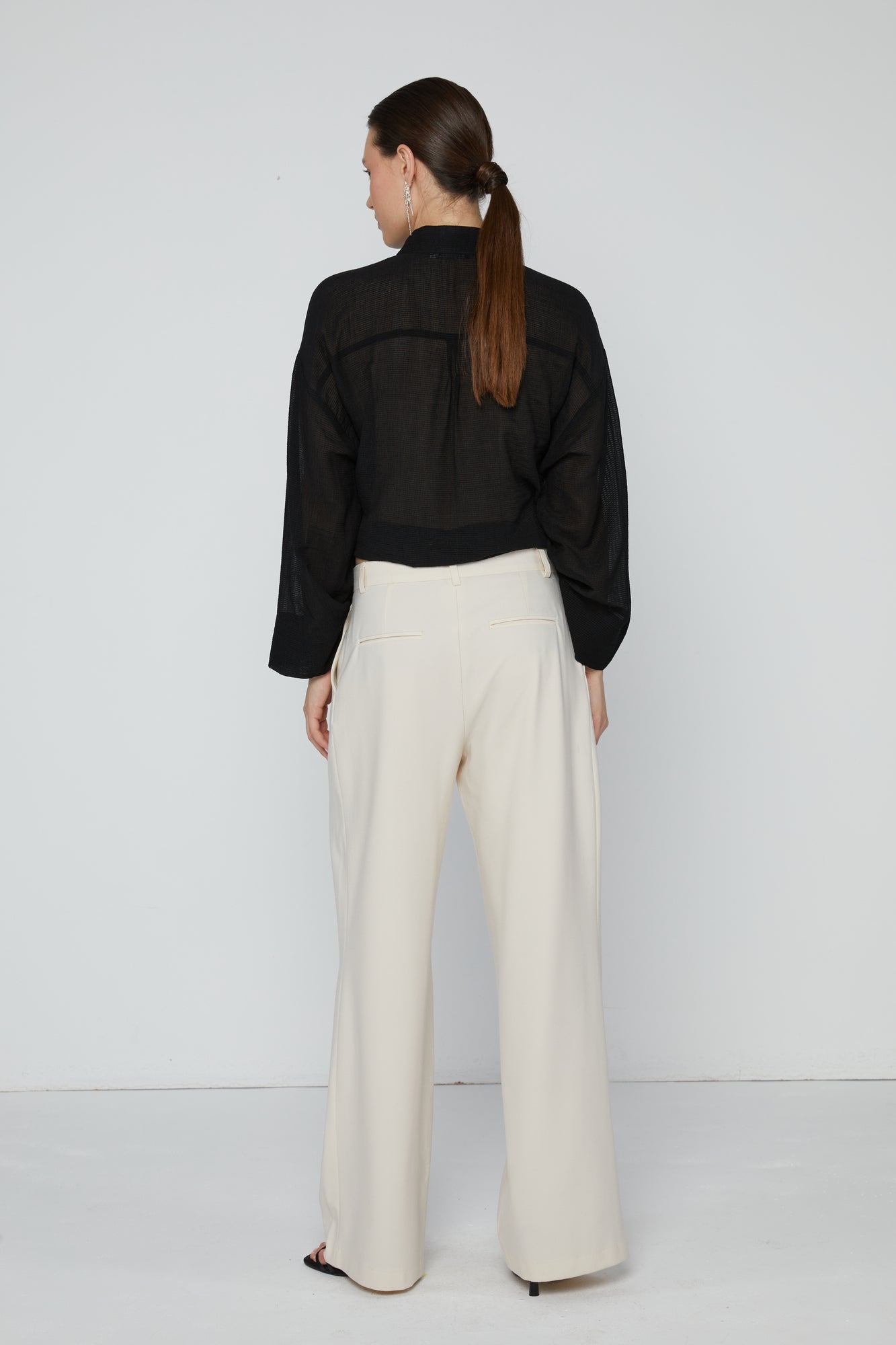 Pants 4 Relaxed Fit Trouwsers | Cream