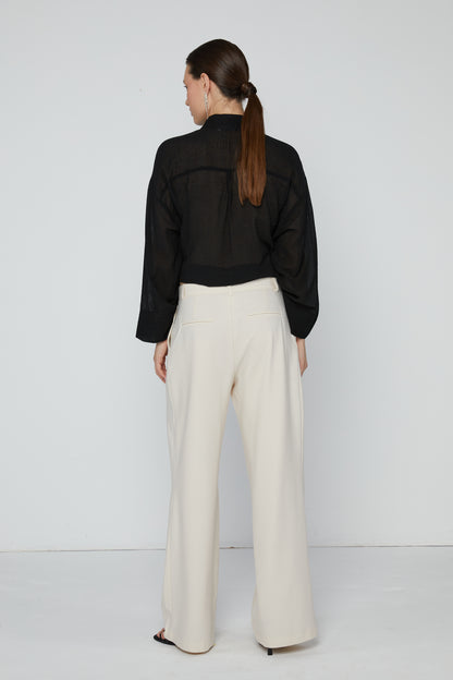 Pants 4 Relaxed Fit Trouwsers | Cream