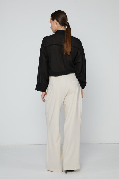 Pants 4 Relaxed Fit Trouwsers | Cream