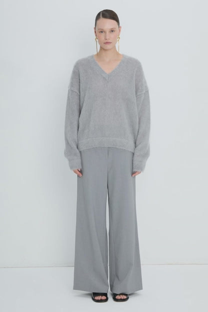 Pullover V neck | Light Grey