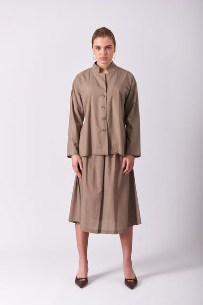 Skirt 1 Medium Length | Almond