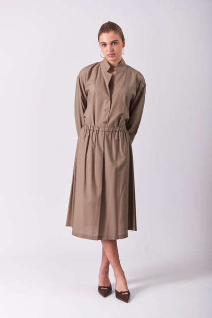 Skirt 1 Medium Length | Almond