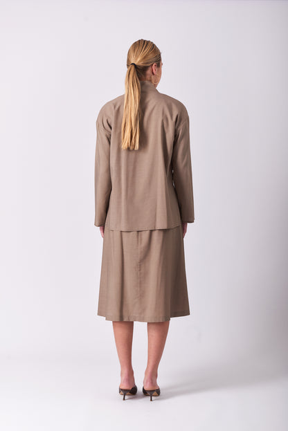Skirt 1 Medium Length | Almond