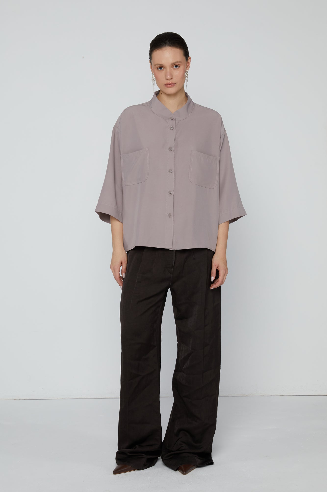 Top 10 Short Sleeved Shirt | Lilac