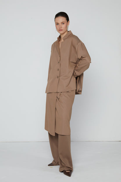 Top 14 Classic Tailored Shirt | Almond