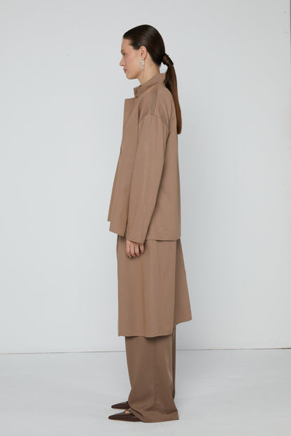 Top 14 Classic Tailored Shirt | Almond