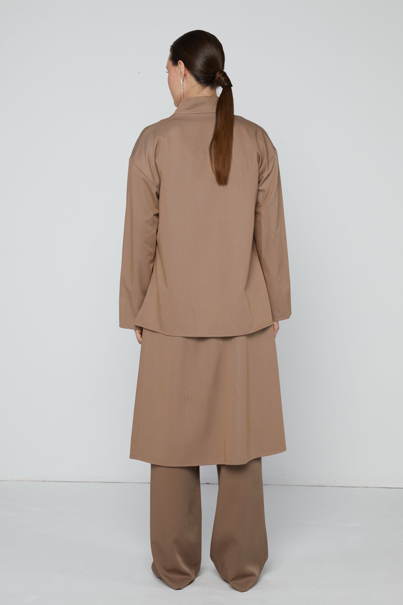 Top 14 Classic Tailored Shirt | Almond