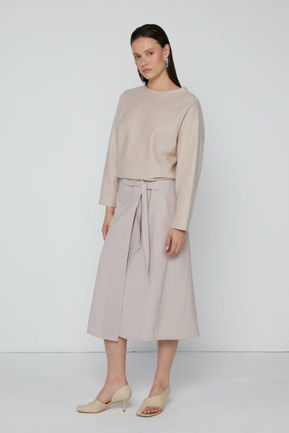 Top 22 Crew Neck Sweatshirt | Nude
