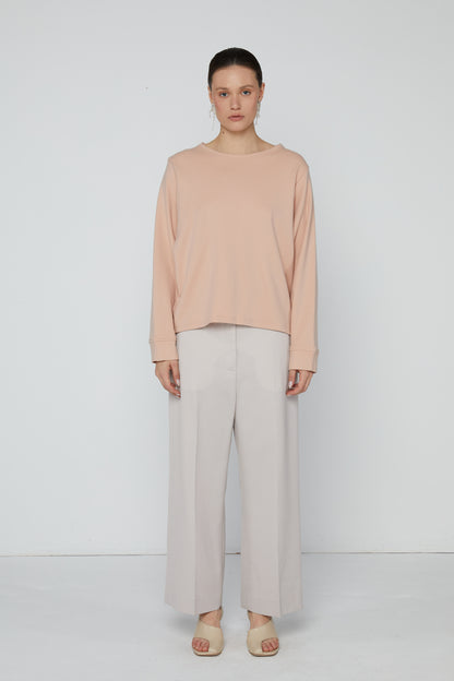 Top 22 Crew Neck Sweatshirt | Peach