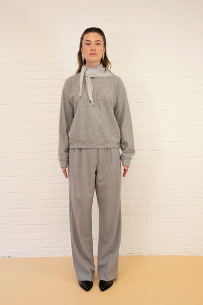 Sweater 3 Crew Neck Sweatshirt | Light Grey